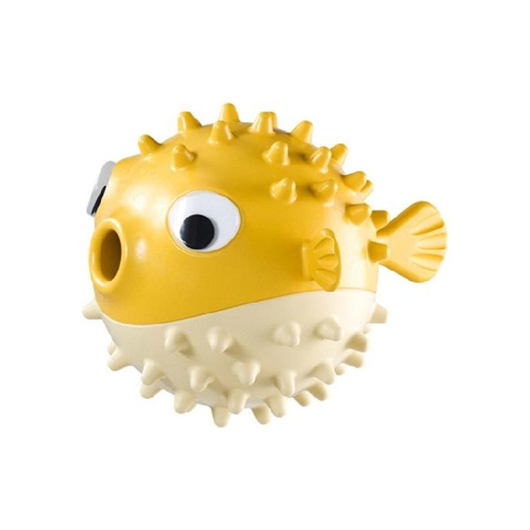 Большая собачья нюхательная игрушка-головоломка, жевательная игрушка-рыба-глобус для маленьких и средних собак