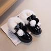 Girl Snow Boots Elegant Fluffy Children's Winter Boots for Princess Warm Versatile Kids Fashion Ankle Cotton Boots Causal Cute