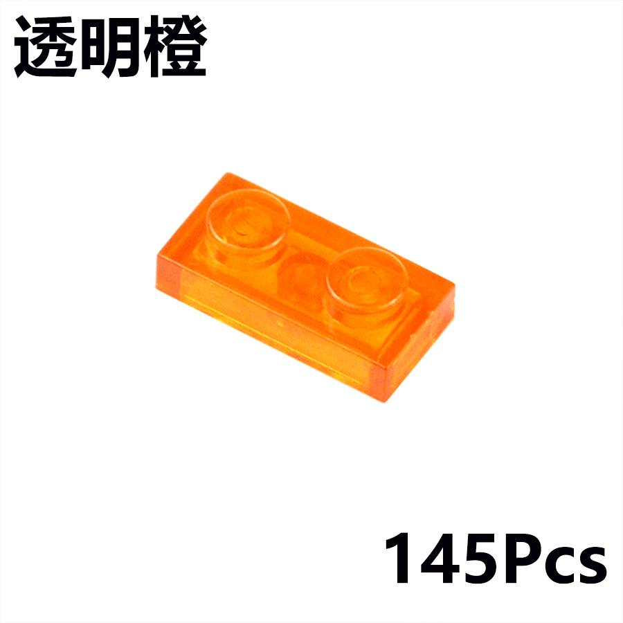 

145Pcs DO IT YOURSELF Thin Construction Bricks Transparent Blocks 1x2 Dots Learning Creativity Dimension Figures Kid Playthings Works With Featuring