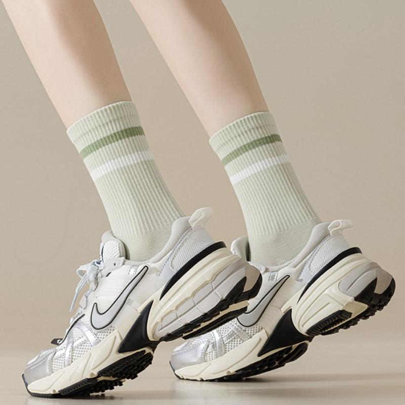 Yoga Socks for Women Trendy Fresh Color Pilates Sports Mid-tube Socks