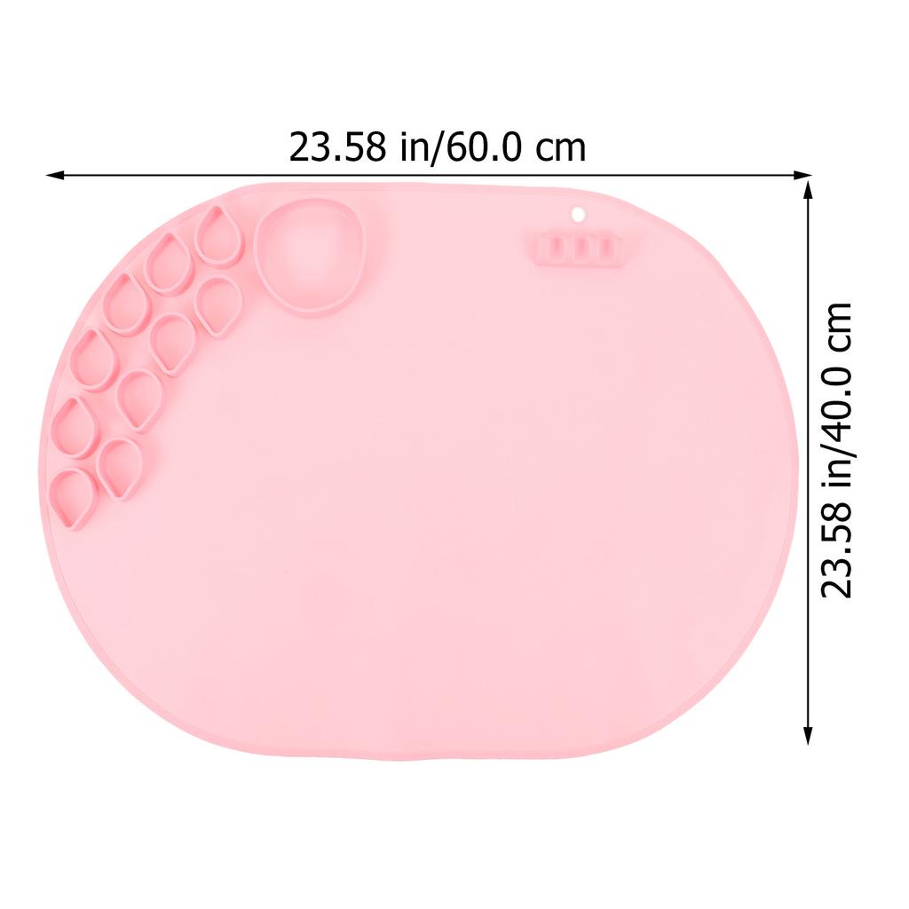 Tappetino da Pittura in Silicone Antiaderente Foglio per Artigianato per Progetti Artistici Fai-da-Te Colata di Resina Modellazione Argilla Disegno Acquerello Portatile