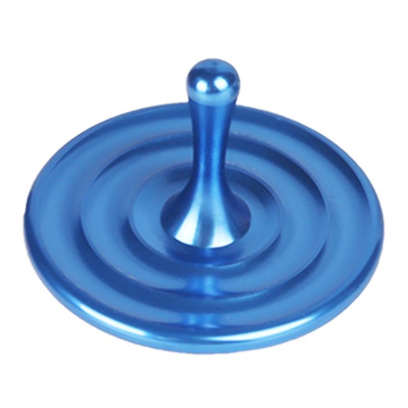 Metallkreisel Legierung Gyroskop Silber Stahl Neuheit Dreht sich ewig Mini Schreibtisch Tisch Lustiger Kreisel Spielzeug Spiel Geschenke Für Kinder Erwachsene