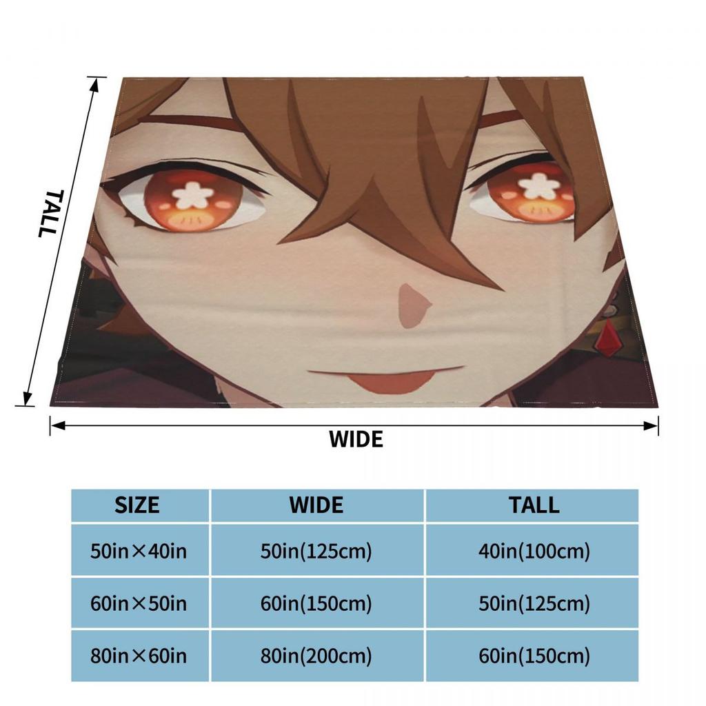 Anime Breathable Super Warm Soft Blanket for Bedding Travel Blanket Flannel