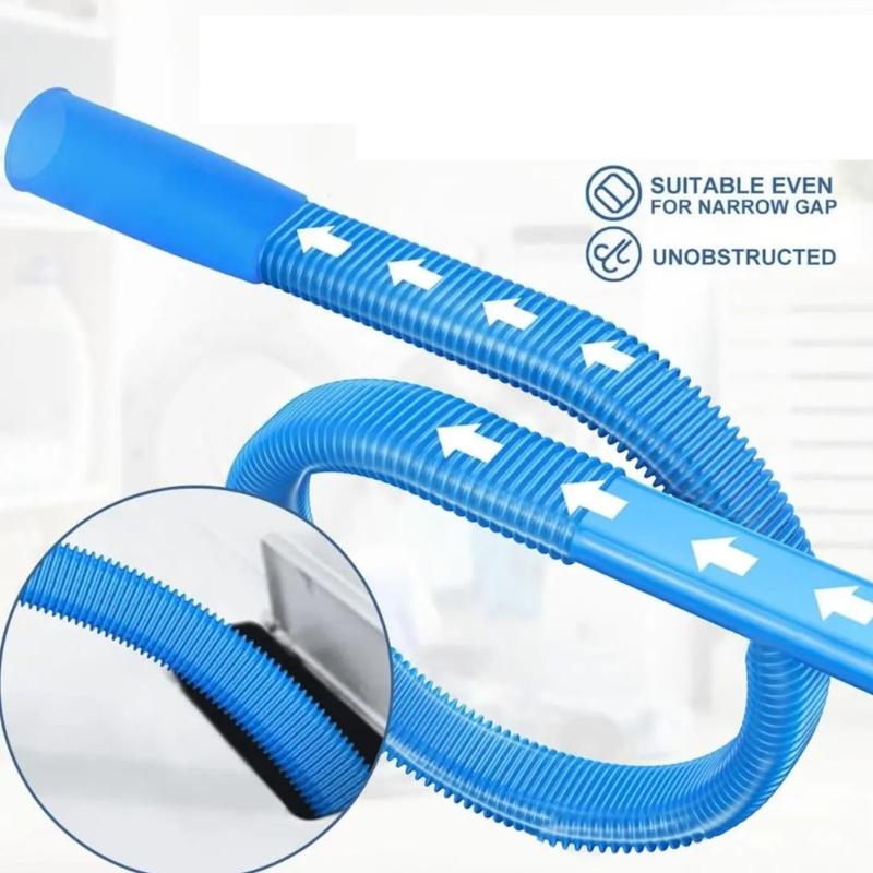 Dryer Vent Cleaning Pipe Multifunctional Vacuum Hose for Lint Removal Flexible Connector Fits Most Washing Machines