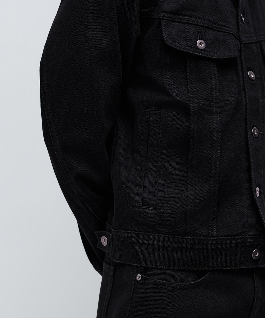 Musinsa Standard Prairie Denim Trucker Jacket [Black]