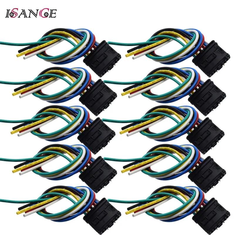 2pcs Rear Tail Light Lamp Connector Harness Plug For Citroen Peugeot Fiat Dacia C2 C3 C4 C5 206 207 307 308 Logan Duster Docker
