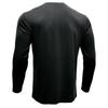 Men's Long-Sleeve Henley Crew Neck T-Shirt for Autumn and Winter