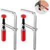Clamps for MFT Guide Rail 2 Pcs 160×60 Mm – 220 Kg, Wooden Handle, Plastic Pad, Anti-derailment Clip