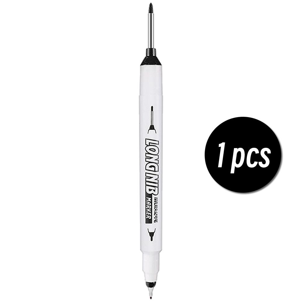 

1/10pcs Double Tip 20mm Deep Hole Long Nib Head Markers For Metal Perforating Pen Bathroom Woodworking Decoration Multi-Purpose
