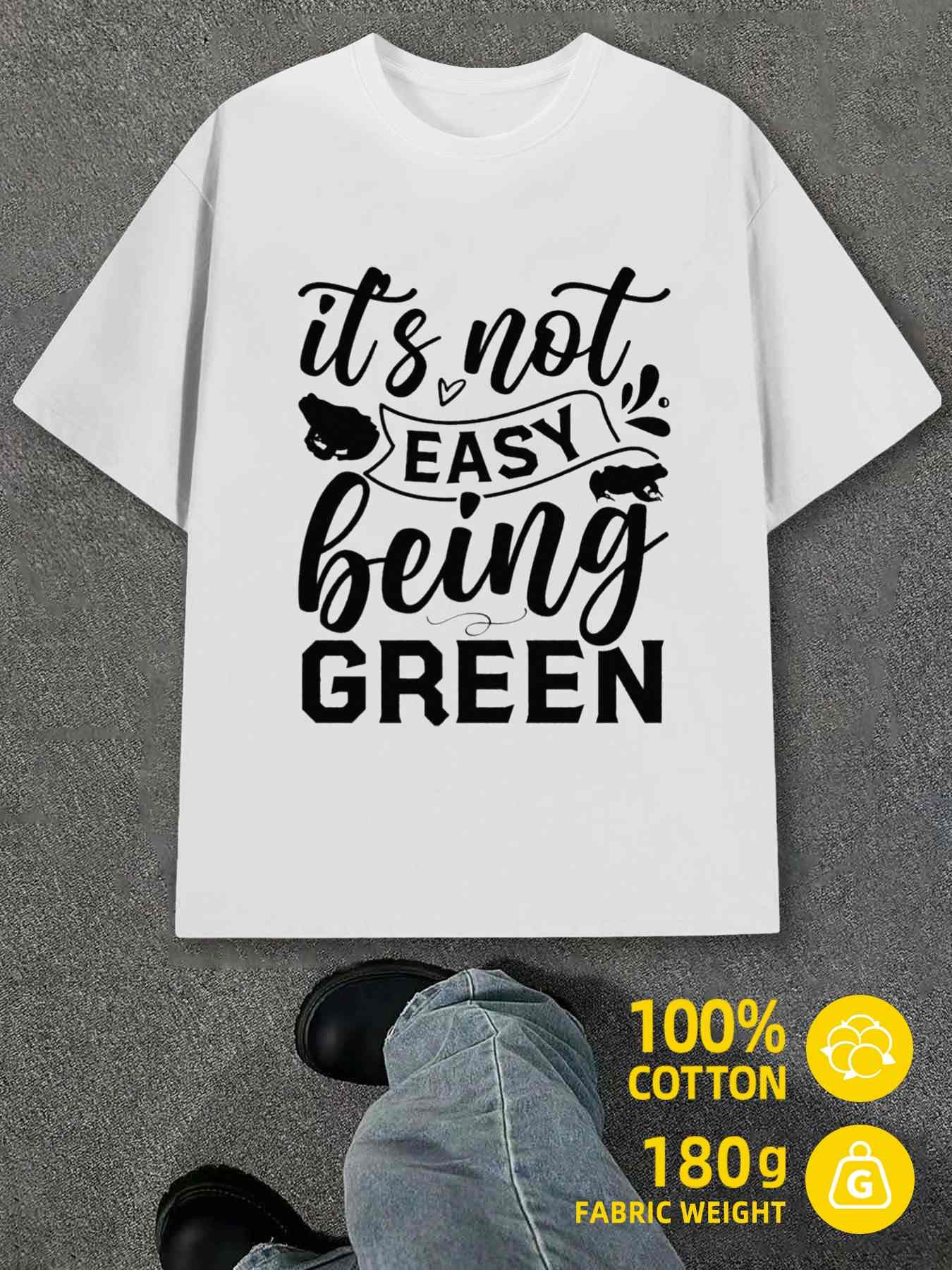 

T-Shirt Y2K 100 Easy Being White Regular Fit XL