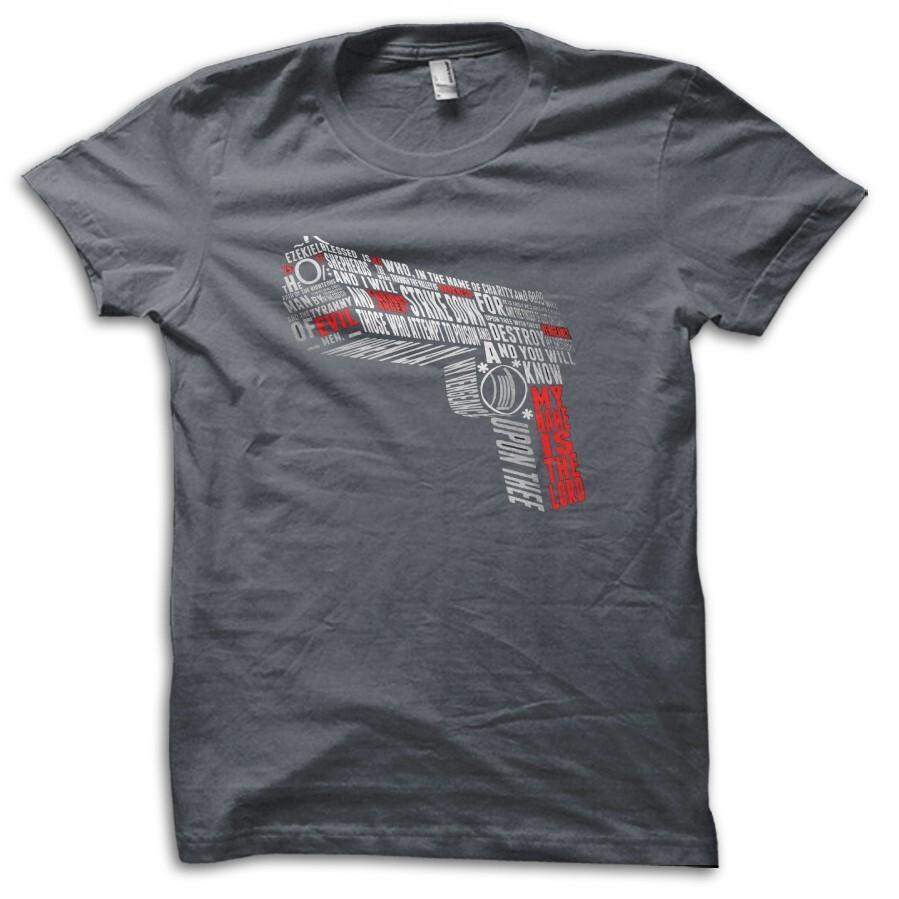 Retro Movie Quote Gun Pulp Fiction Movie Parody T-Shirt M5762 M