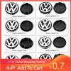 For VW New 4Pcs 56/65/66mm Car Wheel Center Hub Caps Cover Replacement Accessories For Volkswagen VW R GTI Golf 5 7 Caddy Pass