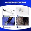 500cc Automotive Fluid Extractor Pump, Oil Extractor/Oil Syringe, Manual Fuel Suction & Filler, Fluid Oil Change Evacuator