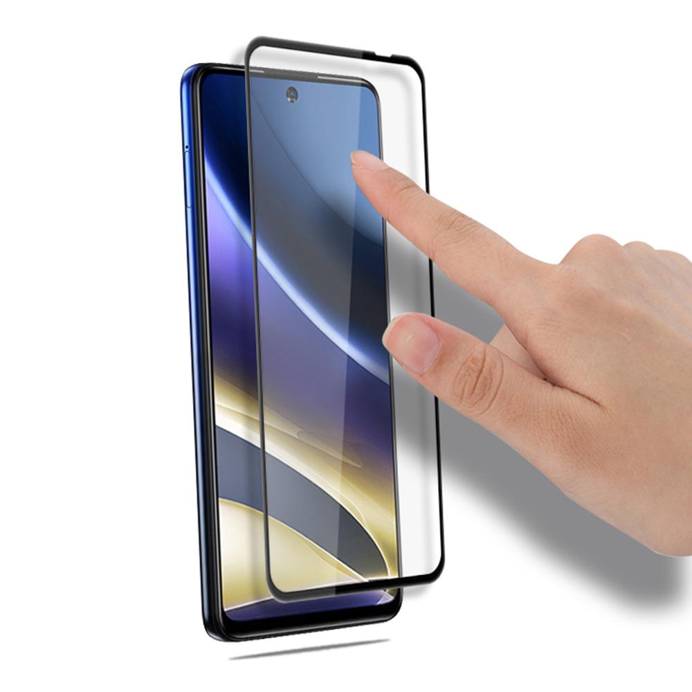MOCOLO Full Screen Protector for Motorola Moto G51 5G Secondary Hardening Silk Printing Tempered Glass Film