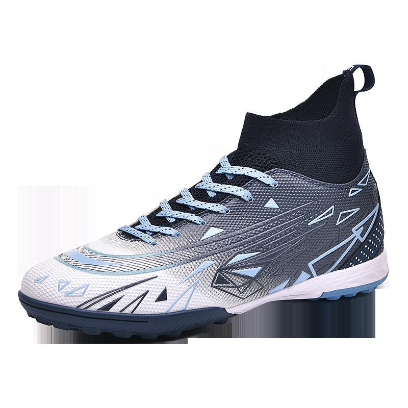 New football shoes for teenagers, long nails, broken nails, football shoes, actual combat outdoor sports high top