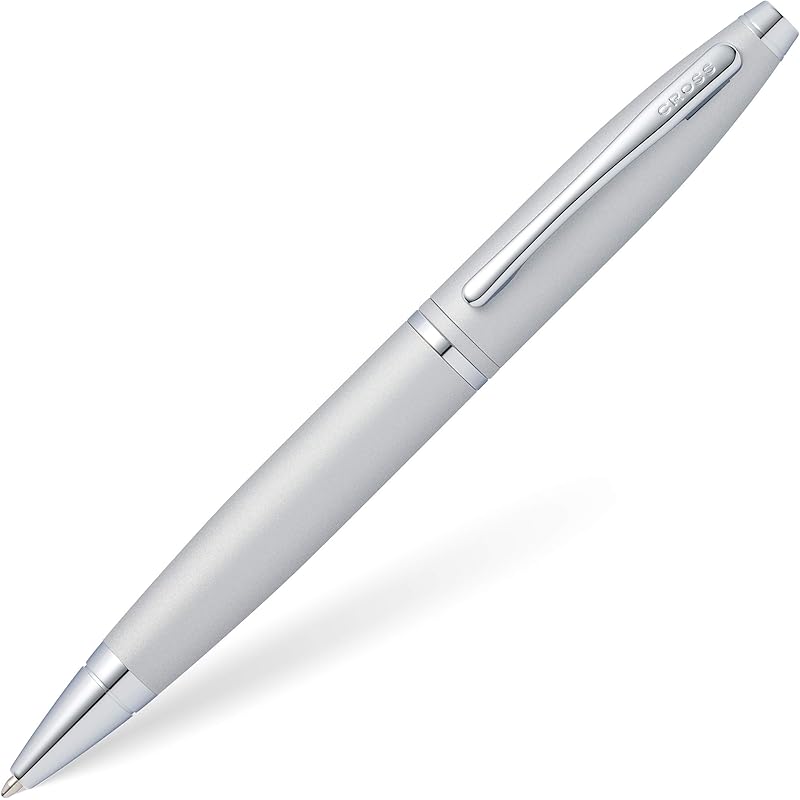 Cross Calais Refillable Ballpoint Pen Presented In a Luxury Gift Box - Medium Point, Black Ink, Satin Chrome