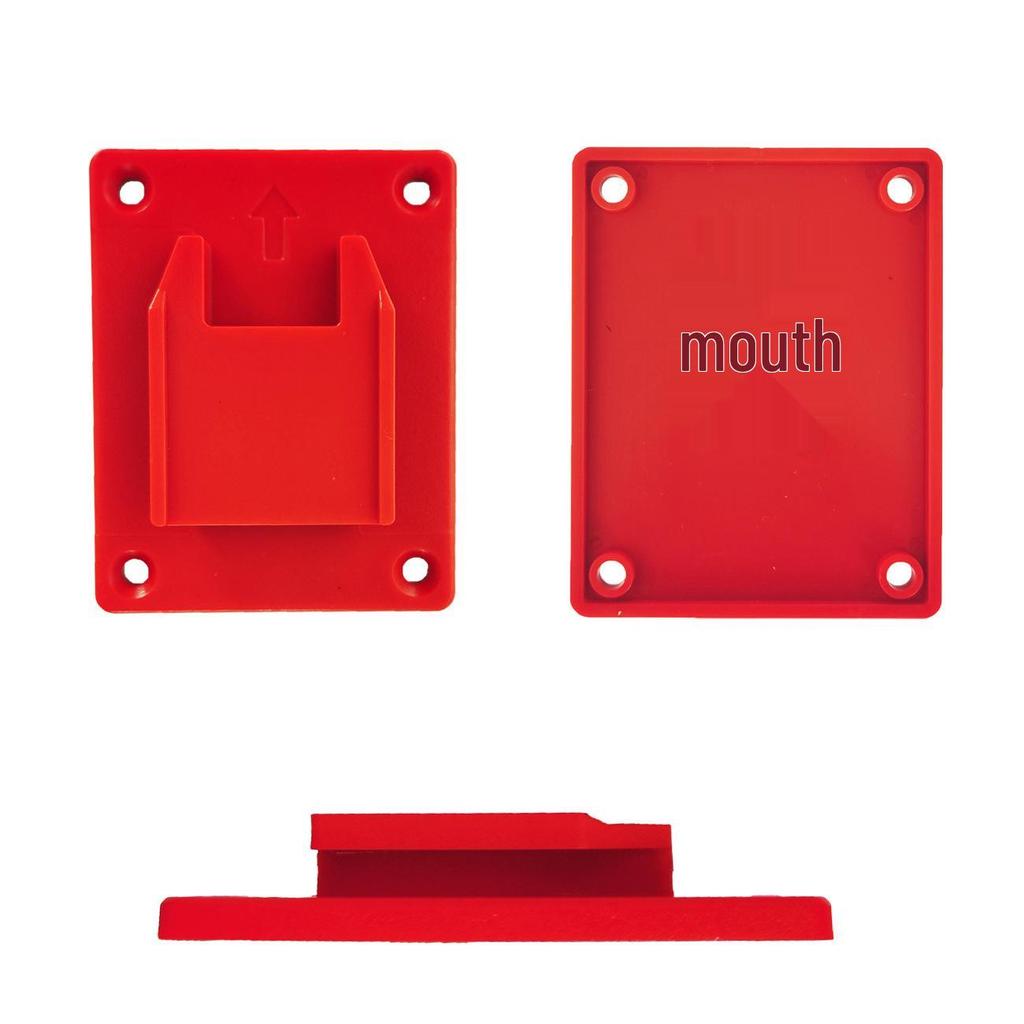 Compatible Tool Holder Base for DeWalt 14.4V, 18V, 20V and Milwaukee M18 18V Lithium Batteries