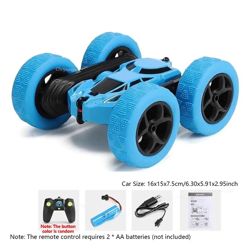 2.4Ghz Rc Stunt Car 360° Double Sided Flip Remote Control Drift Car Stunt Auto Vehicle All Terrain Toy Gift for Boys Girls
