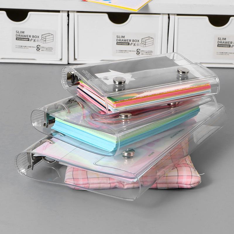 M5 Transparent PVC Binder Cover for A6/A7 Photocards & Stickers