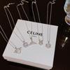 Fashion Light Luxury Titanium Steel Necklace Women'S High-End Pendant Sweet Temperament Collarbone Chain Does Not Fade Accessories