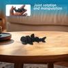 1pcs Movable Megalodon Adjustable Activity Creative and Interesting Desktop Ornament Plastic Decompression Small Toy