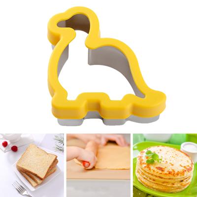 Sandwich Cutting Mold Creative Heart Star Round Square Dinosaur Shaped Baking Pancake Maker Food Grade Non-sticky Stainless Steel Toast Bread