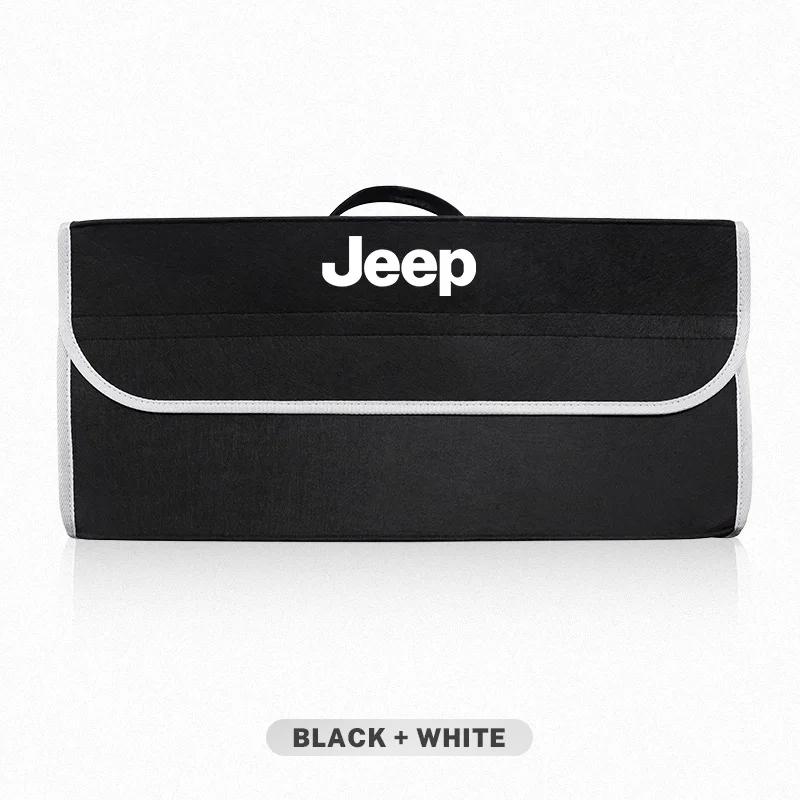 Per Jeep Organizzatore per Bagagliaio Auto Borsa Pieghevole Scatola per Riordinare Contenitori di Stoccaggio Per Jeep Grand Cherokee Wrangler JK Gladiator Compass Reneg
