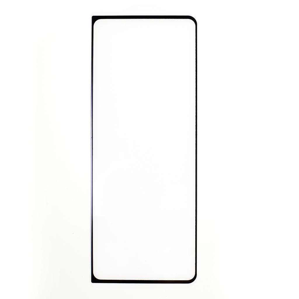 For Samsung Galaxy Z Fold5 5G Silk Printing Full Glue Complete Cover Tempered Glass Front Screen Protector+Back Film