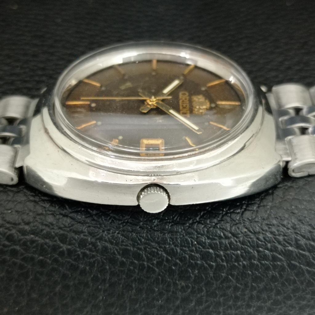 GENUINE VINTAGE ORIENT AUTOMATIC 46943 JAPAN MENS ORIGINAL DIAL WATCH a709446-1