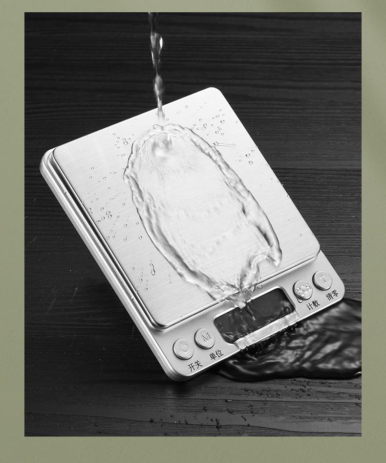 Mini Cântar Portabil de Buzunar de Înaltă Precizie pentru Bijuterii din Aur, Uz Bucătărie, Precizie 0,01 Gram.