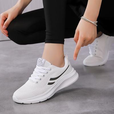 Spring and Summer New Women's Shoes Breathable Fly-woven Versatile Casual Shoes Shoes Net Shoes Running Shoes
