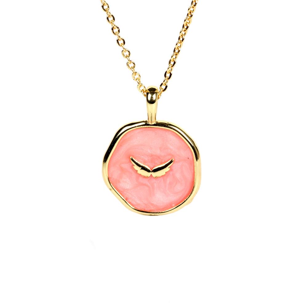 European & American Style Gold-Plated Star, Moon & Heart Pendant Necklace for Women