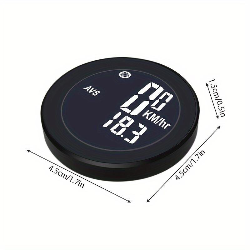 Bicycle Speedometer Odometer Wireless Cycle Bike Computer Bicycle Handlebar Stopwatch Round With LCD Display