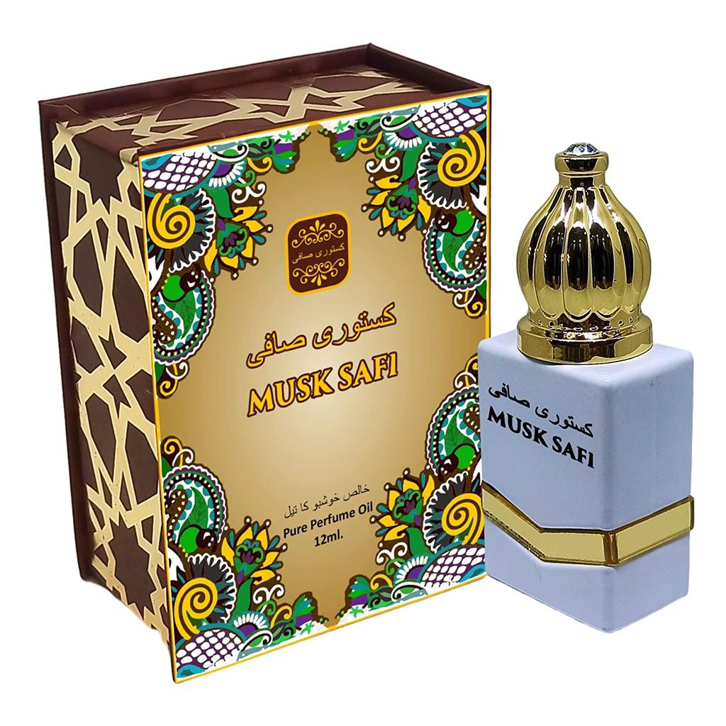 Attar For Men|Women Musk Safi Original Perfume Oil 24 Hours Long Lasting Fragrance 12ml Rollon Box Pack