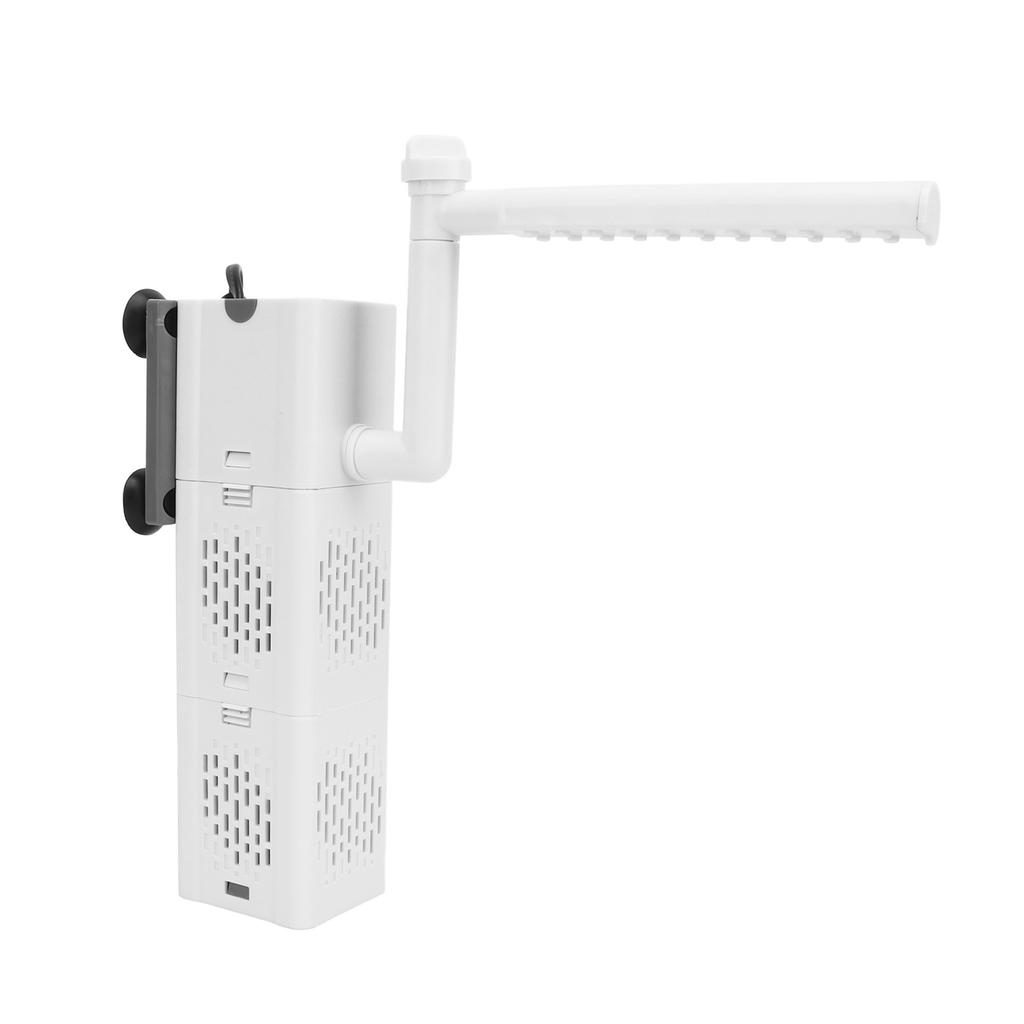 6W Aquarium Internal Filter Adjustable Oxygen Boosting Internal Recycle 500L/H Submersible Fish