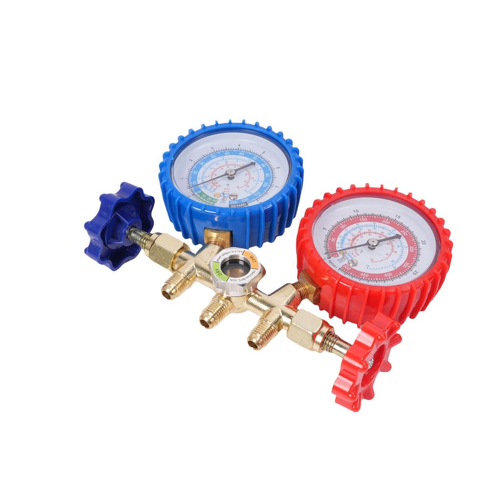 Manifold Meter Set 2 Dial Alloy Diagnostic AC Meter Set Refrigerants Tester for R22 R134A R410 536B and 134 Direct