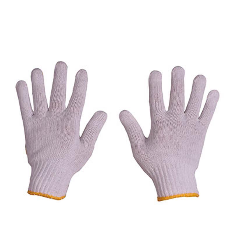 Quanri an C01BDY Bleached Yarn Dotted Gloves