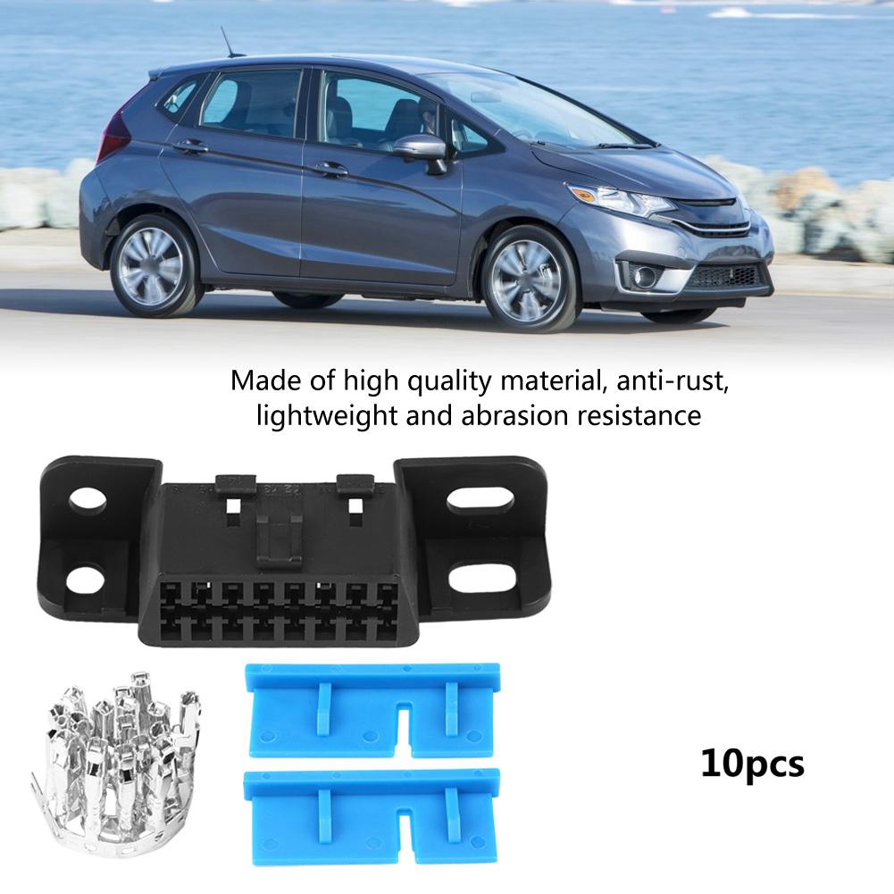 OBD2 II 16Pin Female Connector OBDII Cable Car Auto Adapter Plug Shell Kit for GM J1962