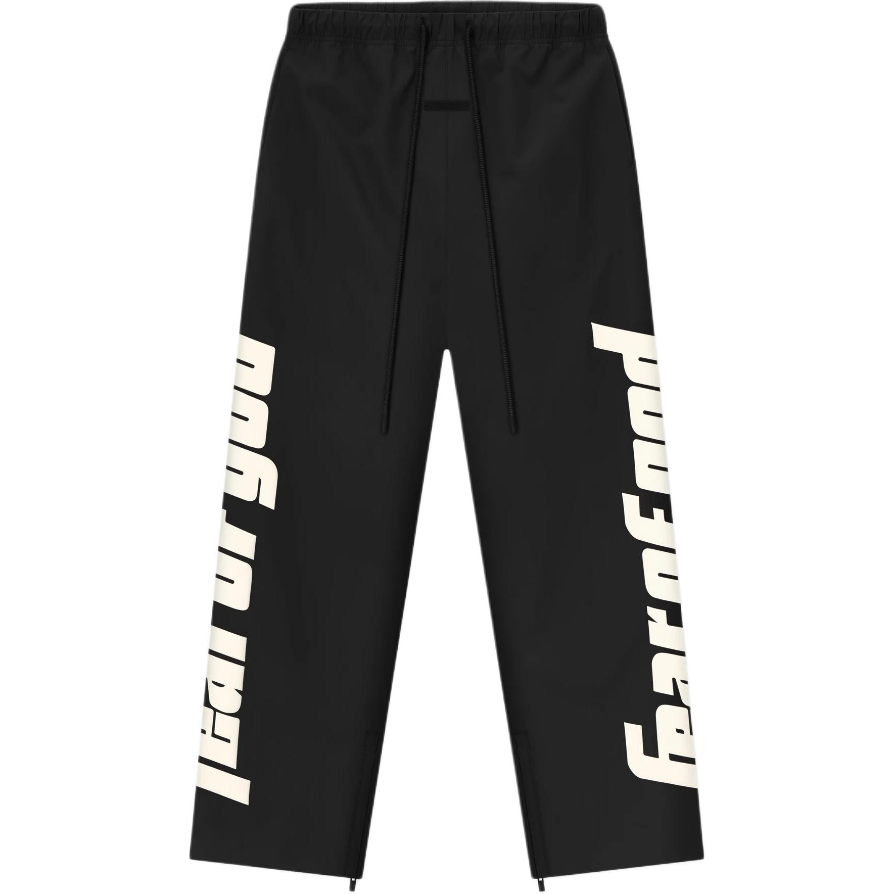 Fear of God Essentials MLB Nylon Trackpants Black Unisex Bottoms 130ML254201F S