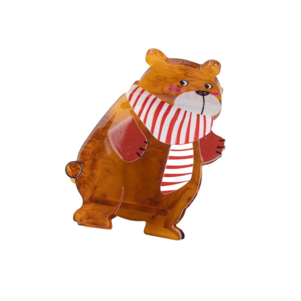 Bear Cat Hair Clip Puppy Christmas Shark Clip Creative Animal Dog Hair Claw  Autumn Winter