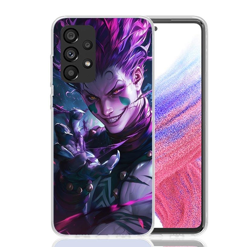 Huner X-Hunters Hisoka Phone Case For Samsung Galaxy A17 A16 A14 A15 A13 A57 A56 A54 A55 A53 A37 A36 A34 A35 A33 A26 A24 A25 A23