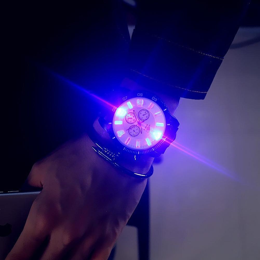Luminous Glowing LED Sport Watches of Jelly Belt Women Quartz Watch Gifts for Man Woman