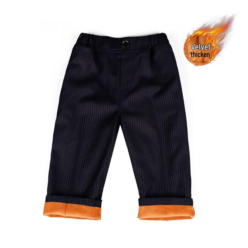 Pantaloni de costum uni pentru copii - Pantaloni lungi casual pentru băieți pentru uniforma de școală primară, costum de spectacol de primăvară/toamnă