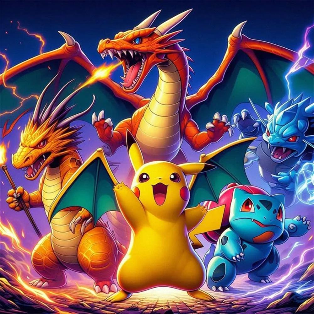 Cartoon und Anime Elfen Diamantmalerei Süßes Gengar Bild DIY Diamantstickerei Heimdekoration Interessantes Handwerk Kindergeschenk