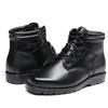 Jihua 3515 Men's Winter Leather Wool Combat Boots