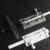 1PCS Stainless Steel Door Latch Solid Sliding Bolts Latch Home Hardware Gate Safety Toilet Door Lock