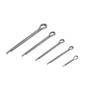 175Pcs Galvanized Steel Split Pin Set Assorted Sizes 175-piece Steel Fasteners Set Open-type Hard-shell Fastening Pins Kit