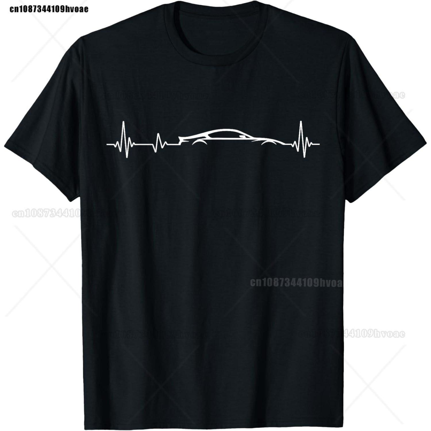 

Car Guy Heartbeat Car Enthusiast Racing Car Driver Racer TShirt XXXXXL чорний