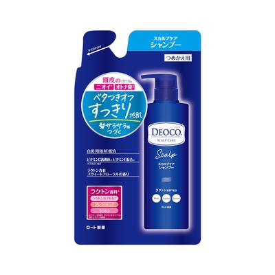 Deoco Kopfhautpflege Shampoo Süßer Blumenduft Nachfüllpackung, 370ml,