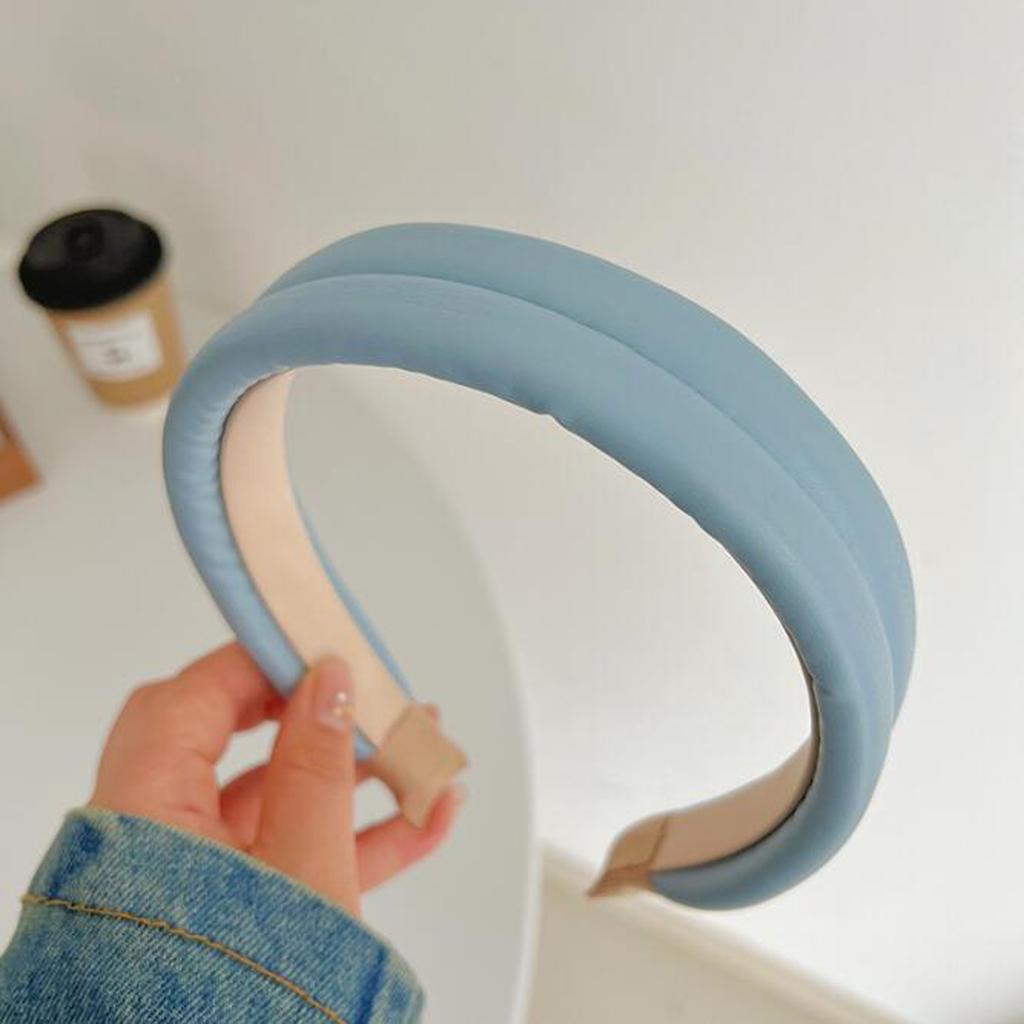 PROLY New Fashion Headband For Women PU Solid Hairband Casual Autumn Turban Girls Hair Accessories